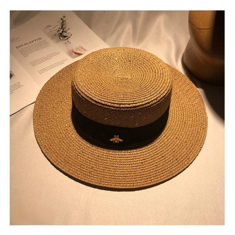 Designer marke Herren und Damen Frühling/Sommer Flat Top Hut, Jazz Outing Sonnenschutz kappe Top 모운 Gorras Para Hombres кепка