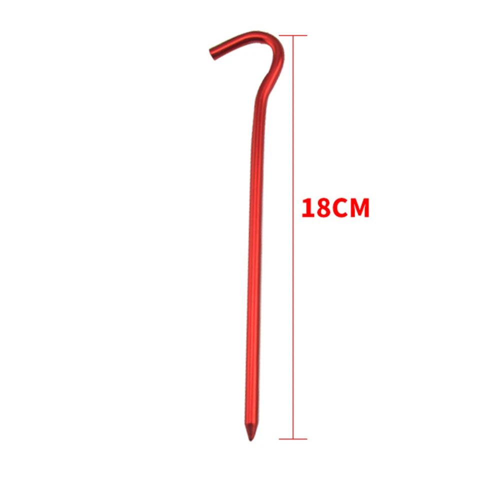 

8 Pcs Tent Floor Nail Accessories Aluminum Tarp Stake Outdoor Heavy Duty Pegs Stakes