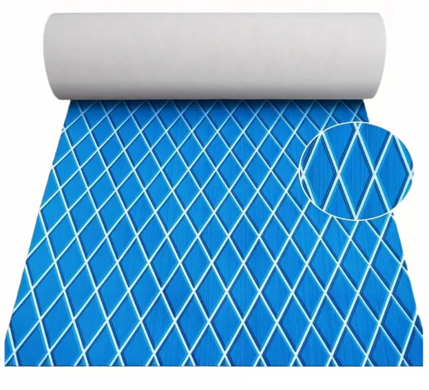 Customized Modern Eva Foam Adhesive Anti-Slip Boat Flooring Marine Decking Teak Yacht Carpet RV Mat
