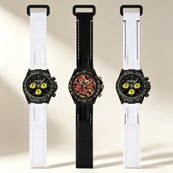 20mm Two Spring Bar Curved End Adjustable Nylon Fabric Watch Band For Rolex Strap DAYTONA SUBMARINER diw Wristband