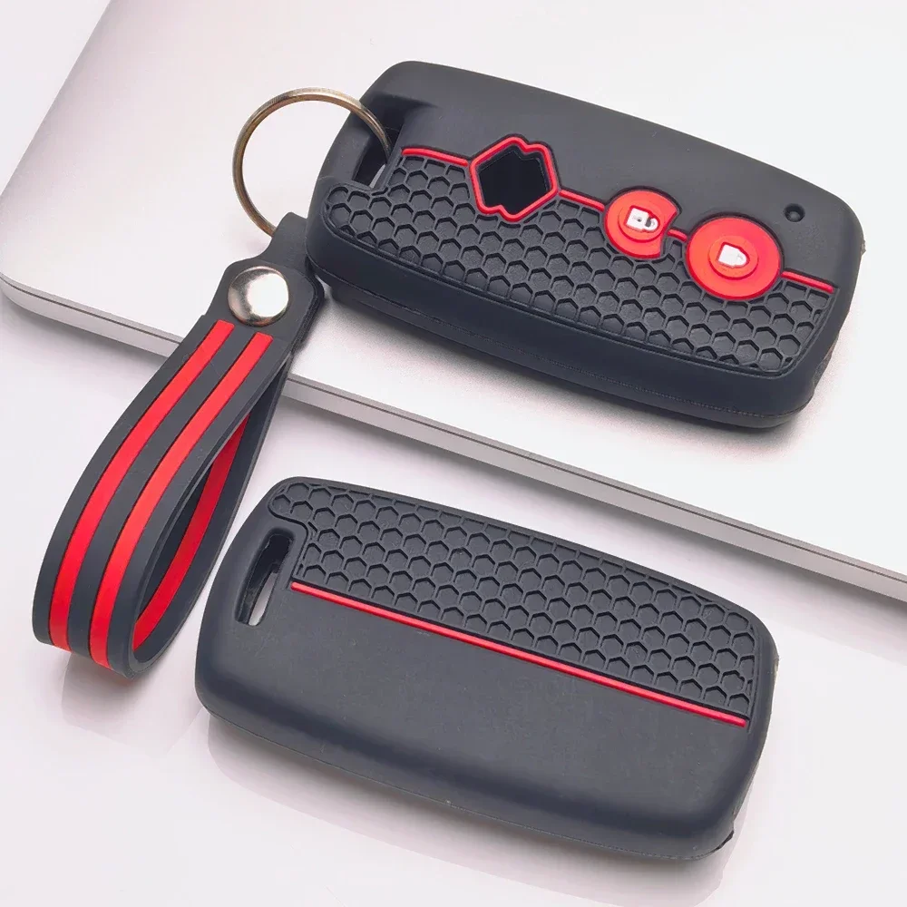 Key Case Cover for Suzuki Swift SX4 Grand Vitara Jimny Wagon R Alto Splash Kizashi Celerio Ignis 2000-2018 2 with Keychain
