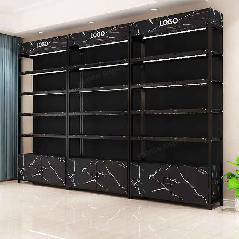 custom.High Quality Shop Shelves and Display Cabinets Wooden Display Racks for Store Supermarket