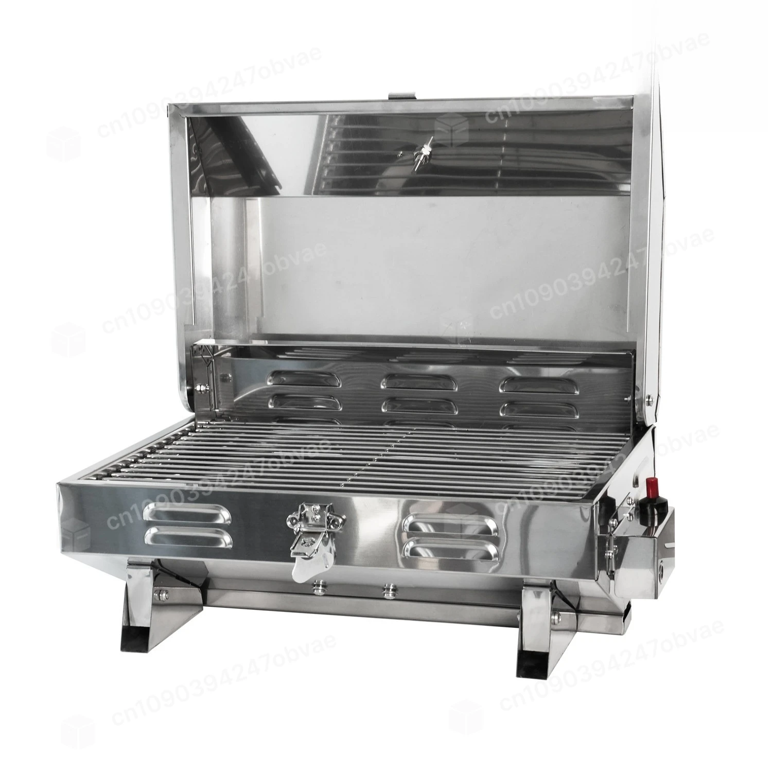 Yacht Stainless Steel Outdoor Carry Gas Cassette With Holder Rod Insertion Marine BBQ Grill