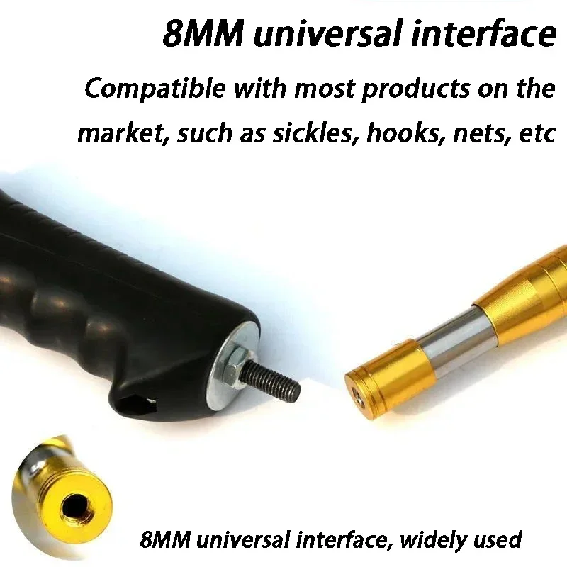 منشار تشذيب فرع محمول سميك قطب تليسكوبي حديقة أشجار الفاكهة مناشير تقليم متعددة الوظائف على ارتفاعات عالية فرع مناشير #4