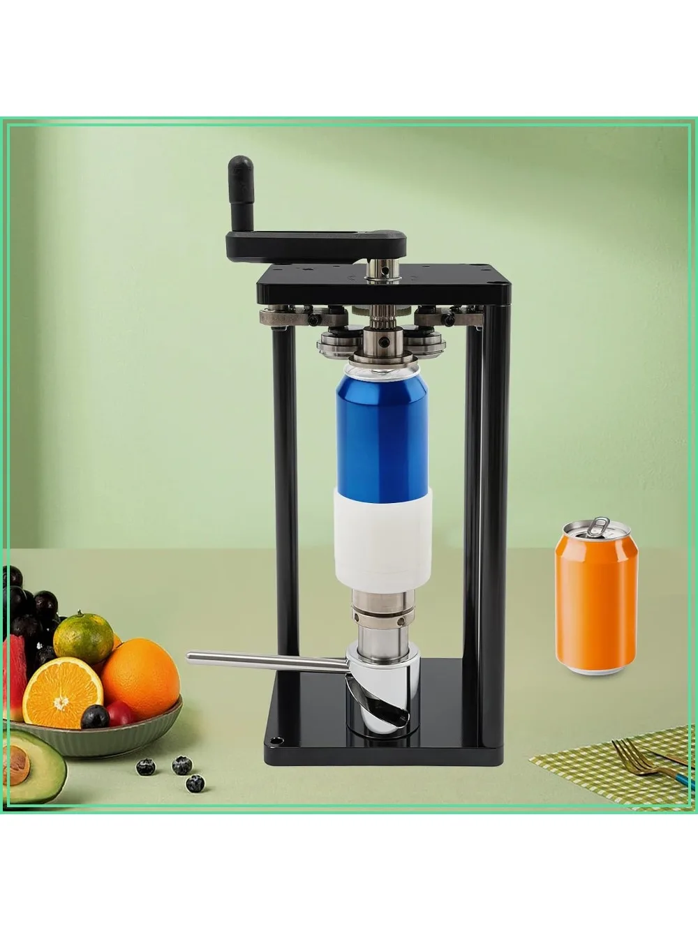 Manual Can Sealer hine for PET Aluminum Cans Adjus Height Home Beer Soda Sealing 10 Pcs/min