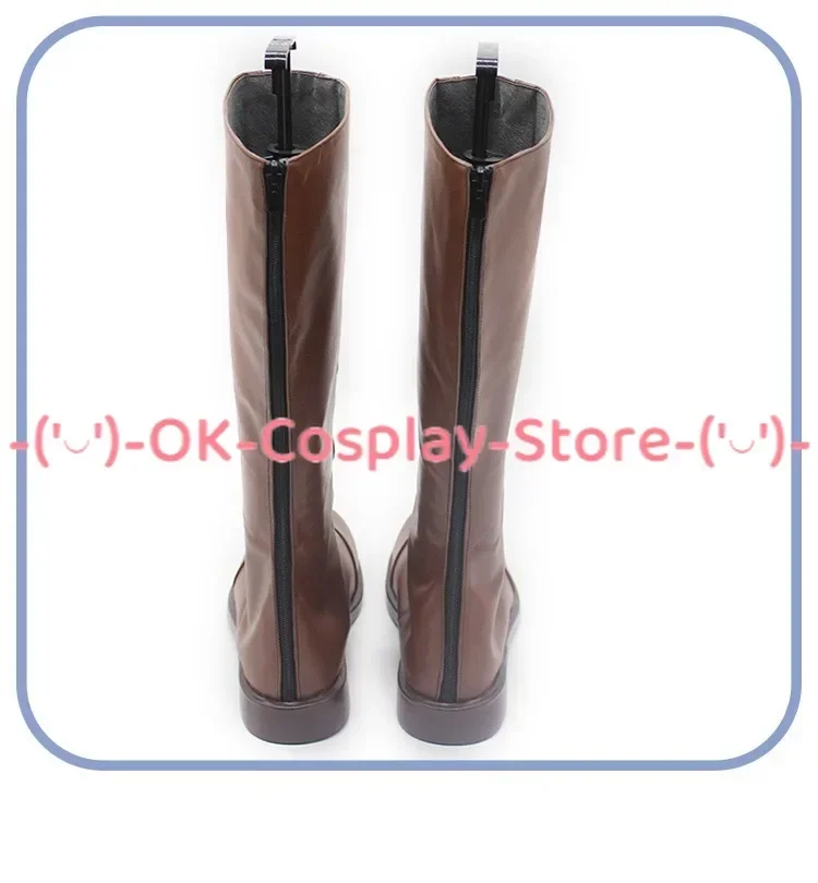 [Customized] Falin Touden Cosplay Shoes Anime Delicious in Dungeon Roleplay Props Halloween Carnival Holiday Party Leather Boots