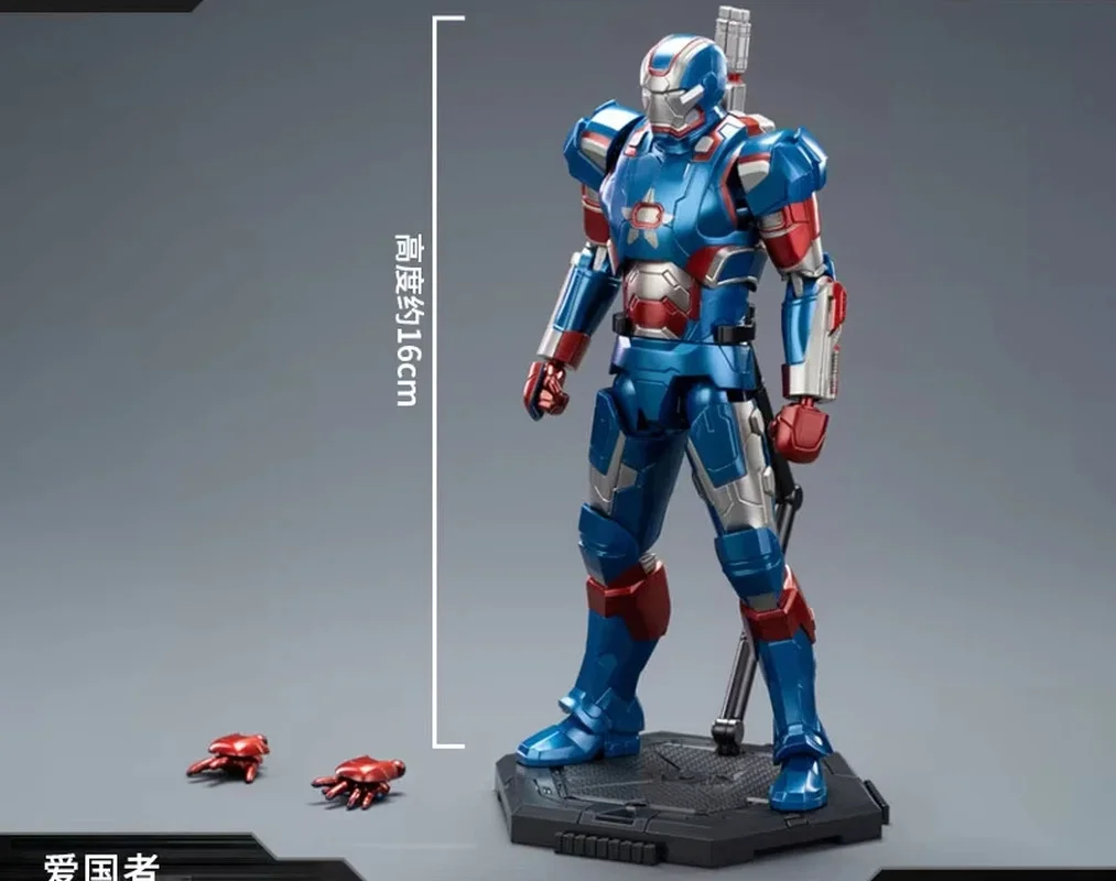 Marvel Heroes Unlimited Legend Iron Man 6 Figurine Articulée Surprise Boîte Mystère Décoration de Bureau Jouet Cadeau Souvenir pour Garçon
