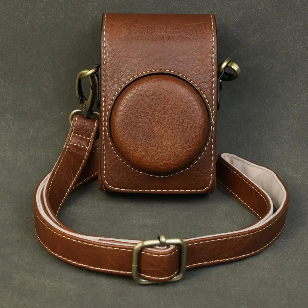 حافظة جلدية PU عالمية لهاتف سوني ZV1F/ZV1/Ricoh GR IIIx/Ricoh GR III II حقيبة كاميرا لكانون Sx740 G7x2 3 الغطاء الواقي #1