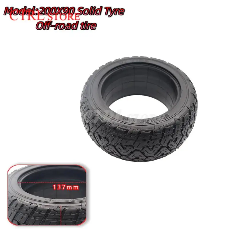 new-good-reputation-200x90-solid-tires-without-inner-for-electric-scooter-torsion-car-8-inch-non-inflatable-tyre
