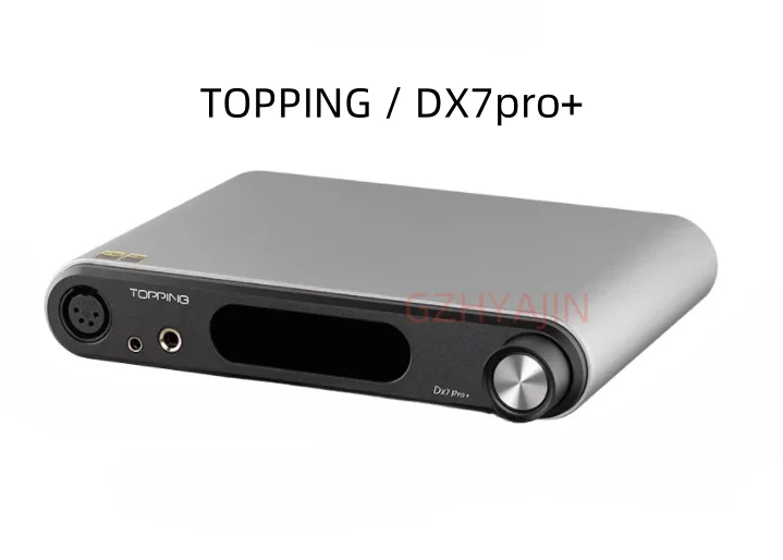 

TOPPING DX7PRO+ HIFI Balanced Decoder Bluetooth 5.1 Headphone Amplifier 4.4mm AMP Preamplifier Support LDAC APTX HD AAC