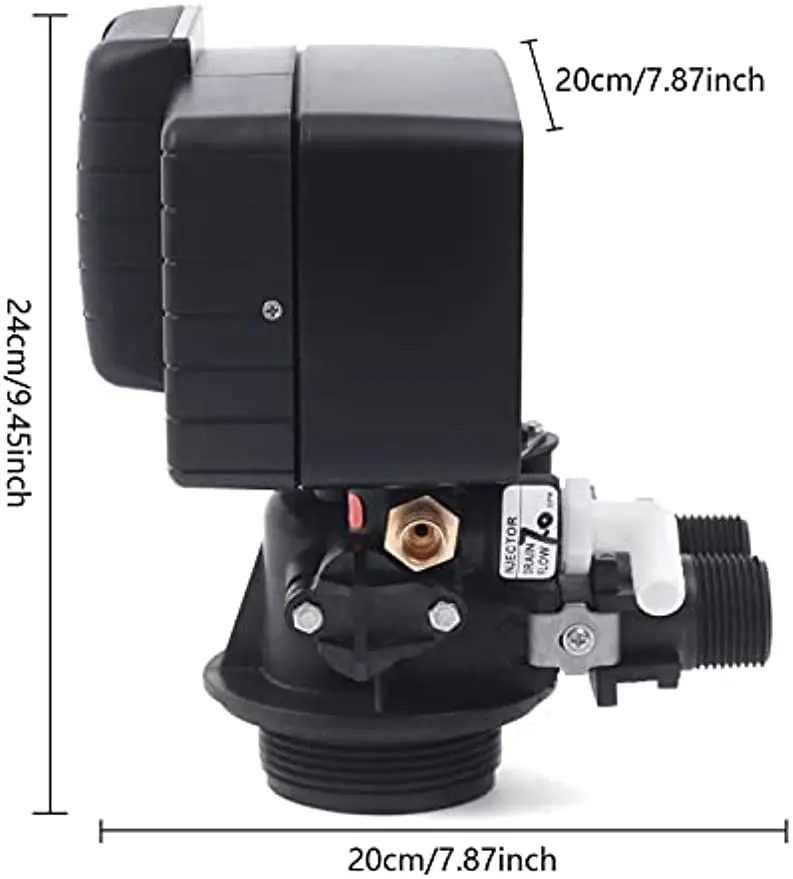 Imagem -06 - Válvula de Medidor de Amaciante de Água Tempo tipo Filtro Digital Controle Automático Cabeça para Amaciadores de Água 110v 5600xstst