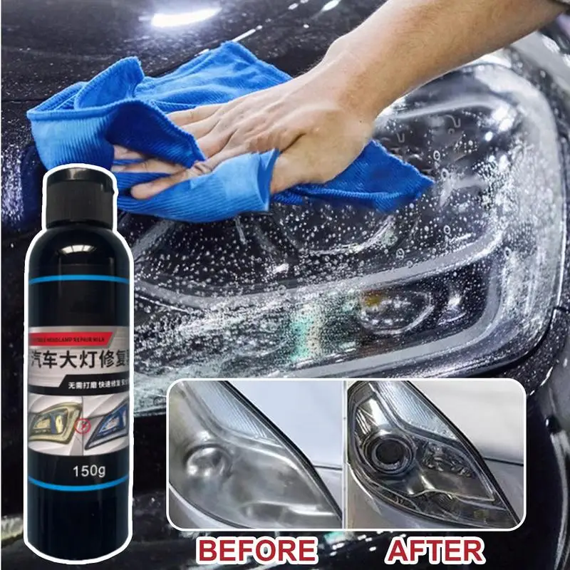 Headlight Repair Liquid 150g Automobile Headlight Lens Polish Repair Liquid Headlight Repair Agent For Repair Headlight