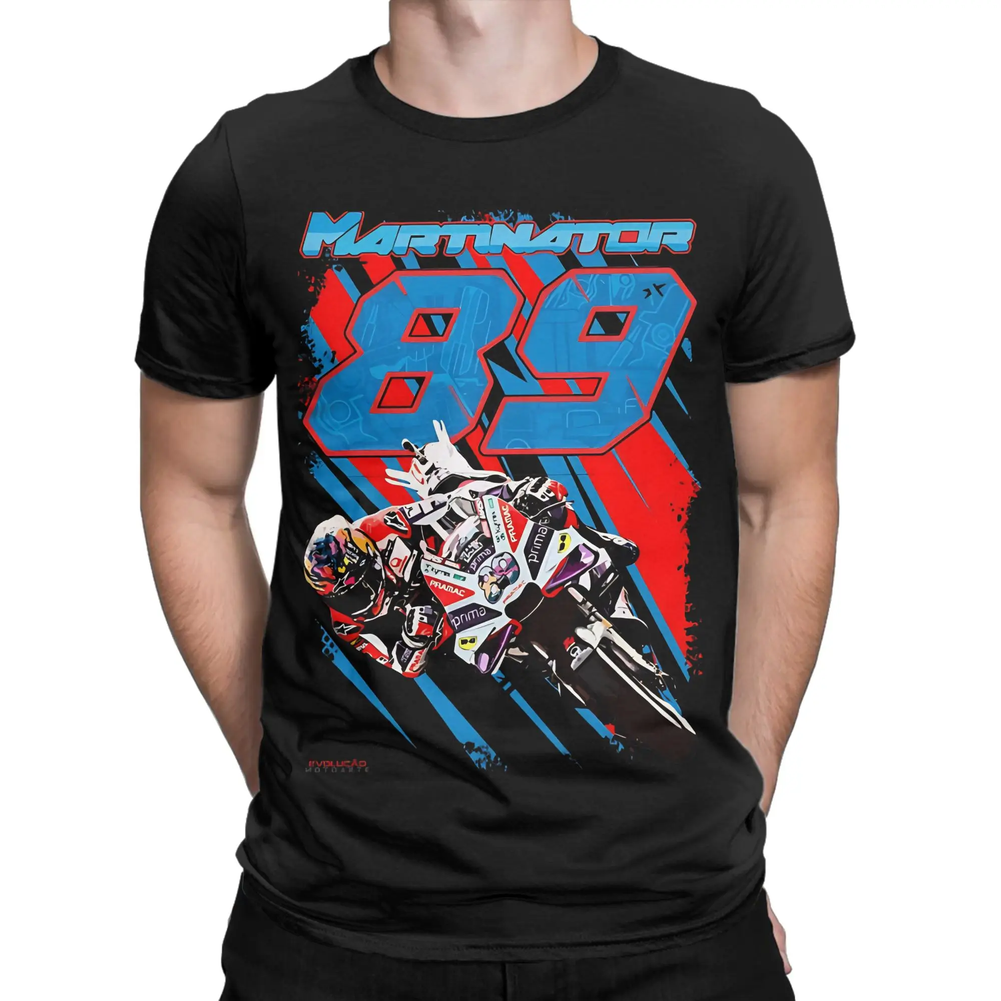 Martinator Number 89 Jorge  mMotoGP Classic Novelty 100% Cotton T-Shirt mmoto the gp Tees Tops For Men