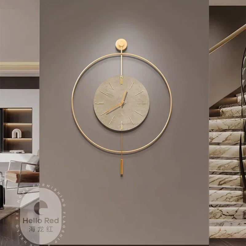 Aesthetic Vintage Wall Clocks Modern Korean Art Mural Luxury Digital Bathroom Wall Watch Nordic Relogio De Parede Home Design