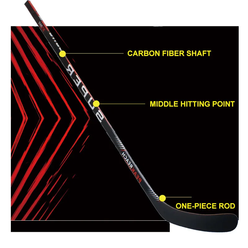 Original brand newNew Top Model Custom Brand Promotional Carbon Fiber Ice Hockey Sticks Icehockey Stick Youth