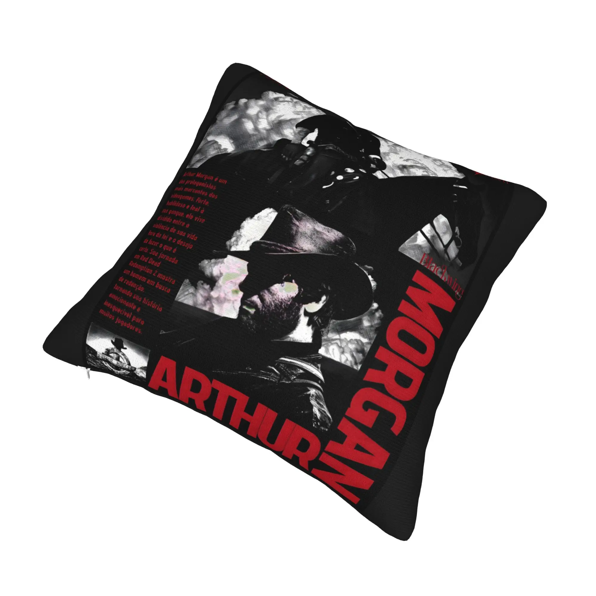Luxury Vintage Arthur Morgan Cushion Covers 45x45cm Soft  Throw Pillow for Sofa Square Pillowcase Bedroom Decoration