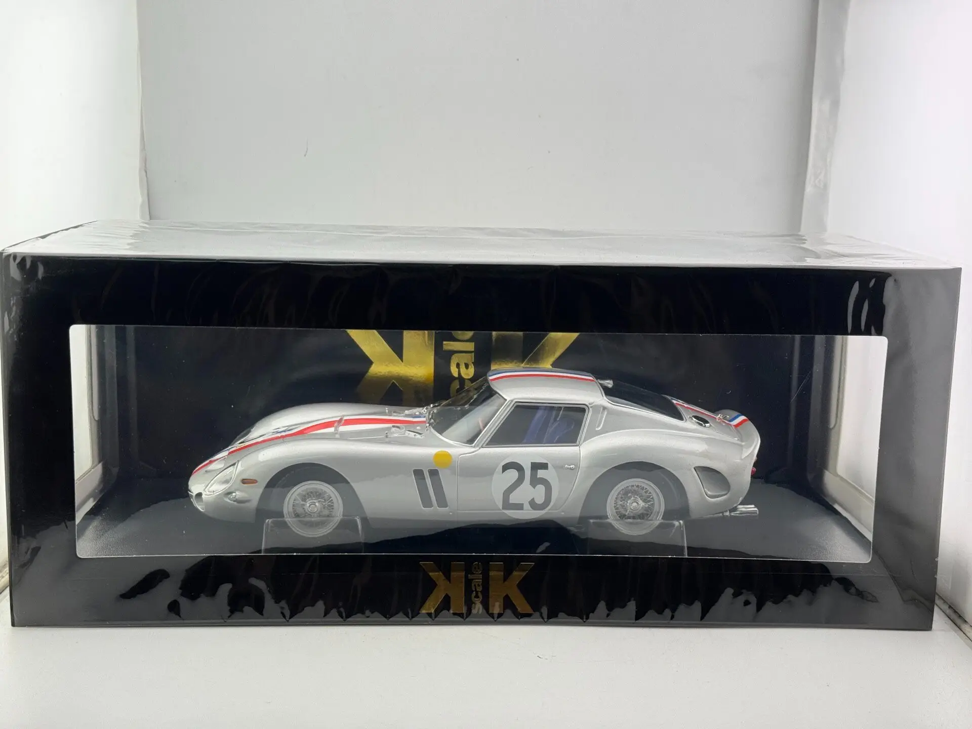 Modèle de voiture en alliage, échelle 1/18, 250 GTO, modèle entièrement fermé, Diecast KK