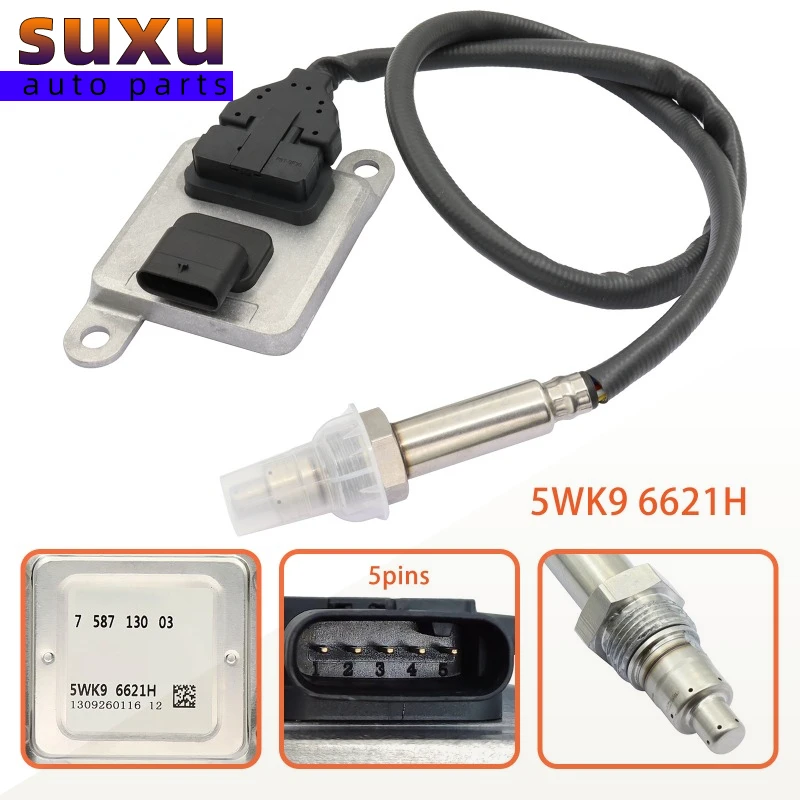 Nitrogen Oxygen Sensor FOR BMW ler E81 E82 E87 E88 3er E90 E91 12V OEM 5WK9 6621K 758713005