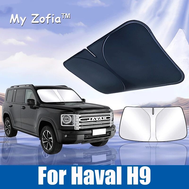 

For Haval H9 2024 2025 New H9 Car Windshield Sunshade Cover Anti UV Protection Auto Parts Accessories