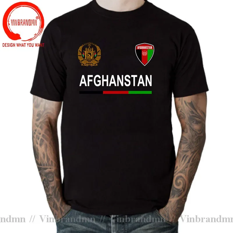 Afghanistan Sport_Soccer Jersey Tee Afghan Flag Footballer T-Shirt Country Team T Shirt Men Trend Fashion Tee Shirt AFG Clothing