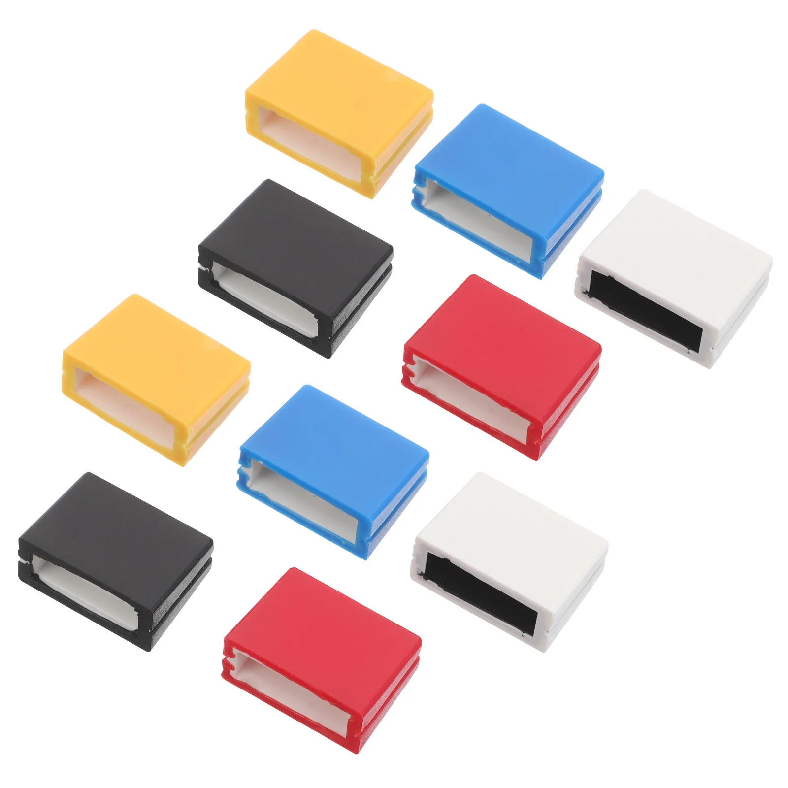 

10pcs Fader Caps For Mixing Consoles Durable Plastic Replacement Slider Knobs Easy Installation Dj Equipment Accessories