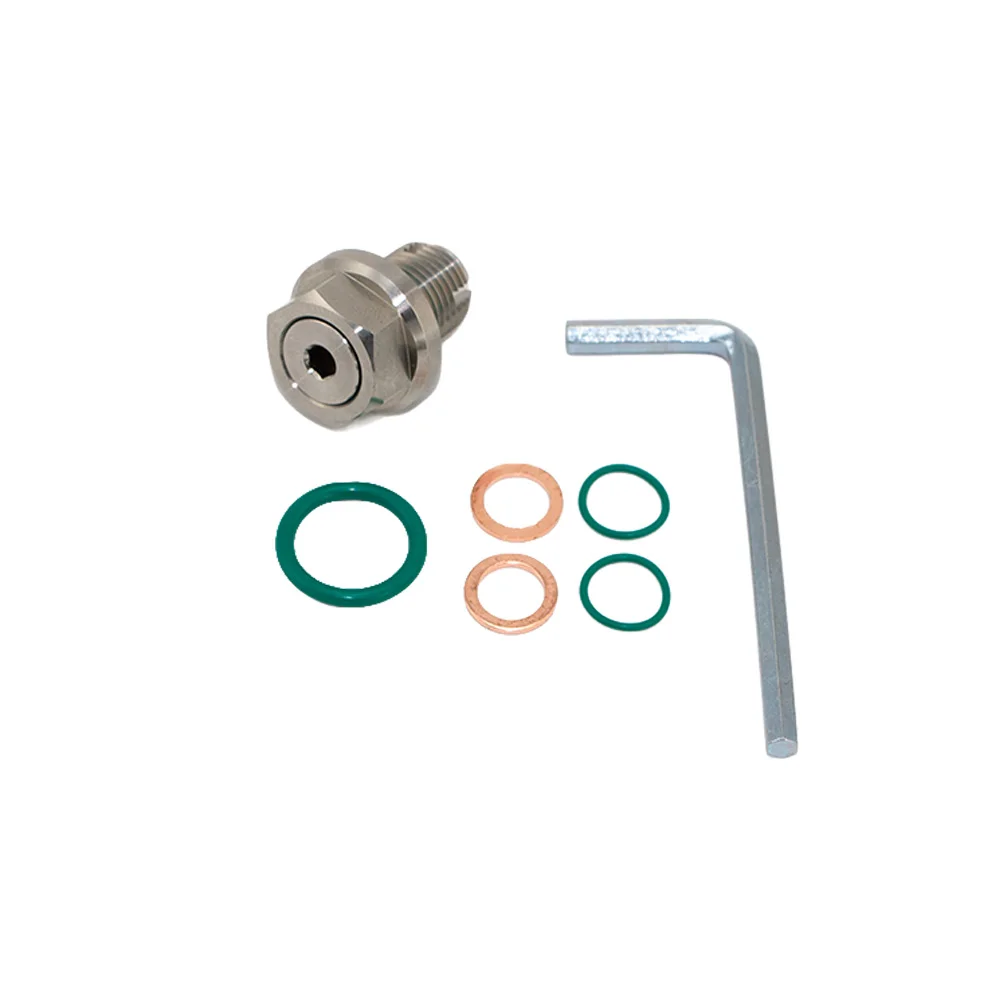 Oil Drain Plug Stainless Steel Self Tapping Oil Pan Thread Repair Kit with O-Ring For Harley 883 Flagship Gliding 750