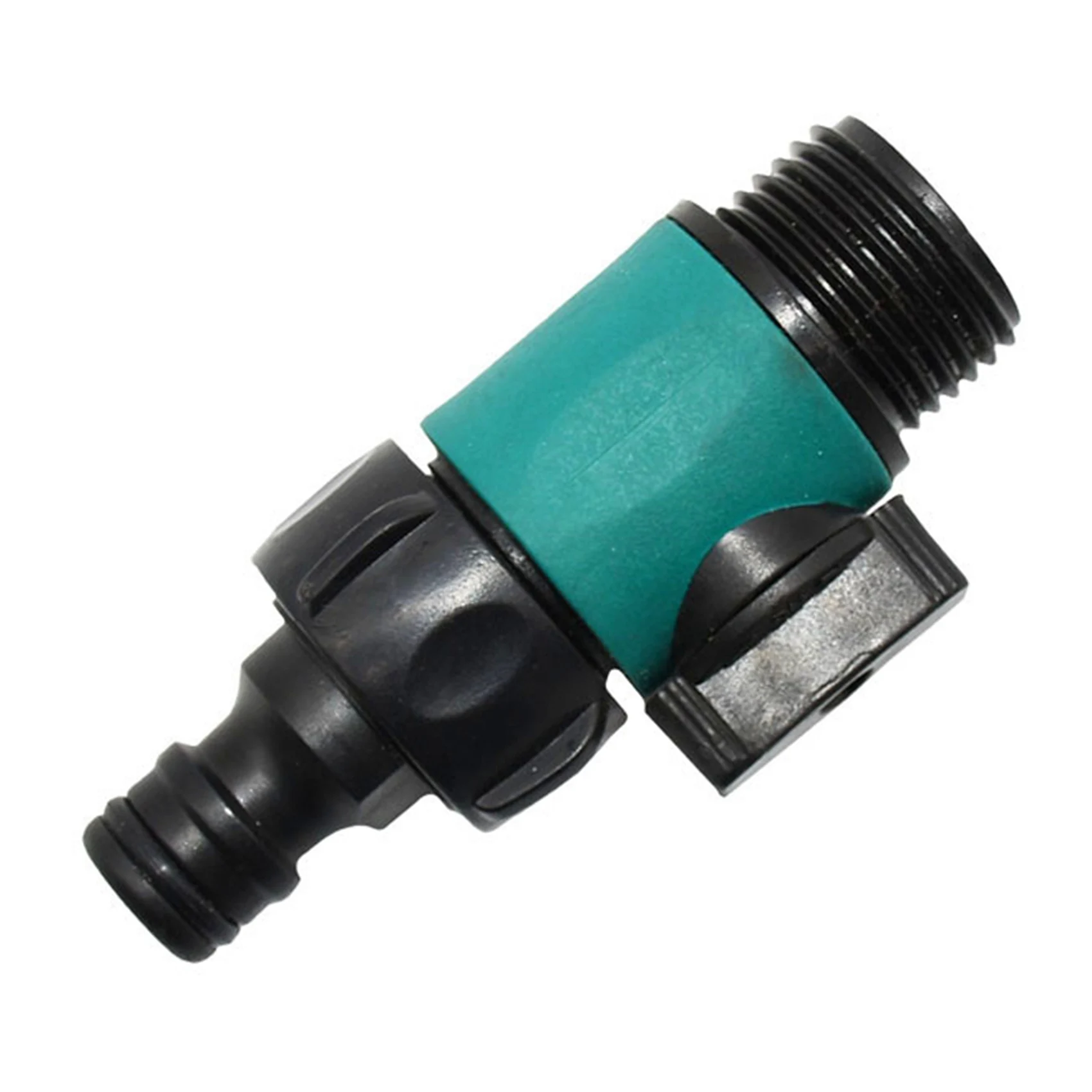 ABVJ-Plastic Valve With 3/4 Inch Male Thread Quick Connector Car Wash Garden Irrigation Pipe Fittings Prolong 3 Pc