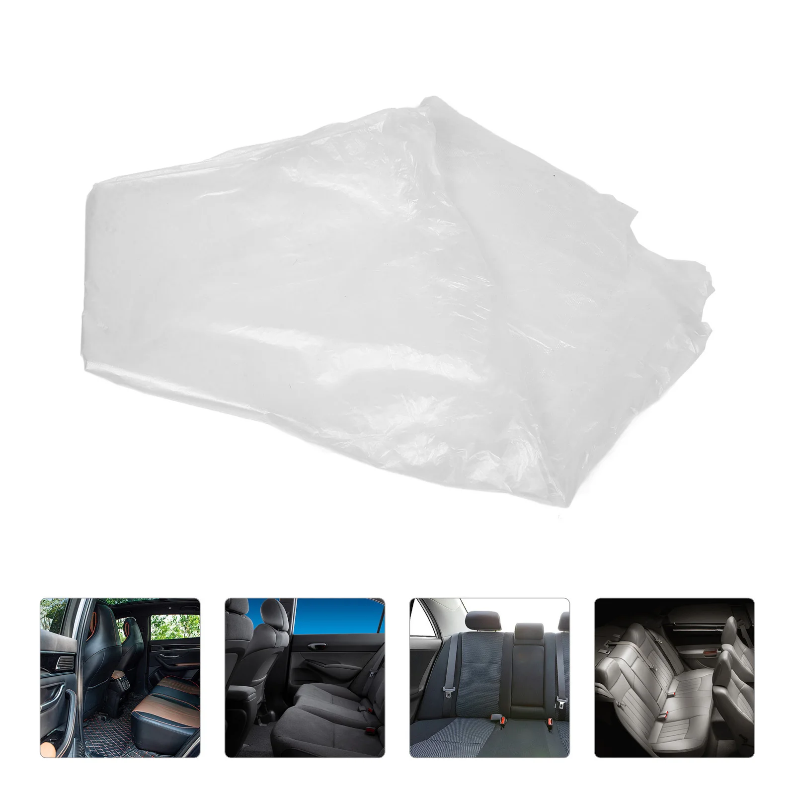 

5Pcs Car Seat Protector Heavy Duty Cover Stylish Design Reliable Protection Water Oil Proof Interior Accessory