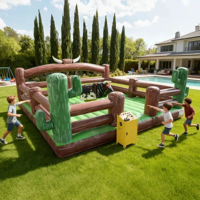 Cheap Price Electronic Crazy Mechanical Bull Rodeo Bull Riding Rental Commercial Machine Kids for Sale Trade