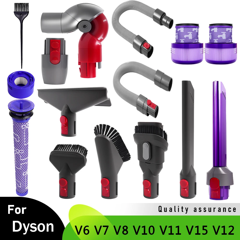 

Запасные части для Dyson V6 V7 V8 V10 V11 V15 V12, аксессуары для тонкого пылесоса, головка роликовой щетки, моющийся HEPA-фильтр