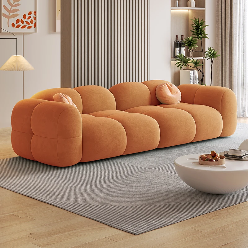 طبق الاصل الأريكة غرفة المعيشة أريكة الحديثة الحد الأدنى الأبيض لينة غرفة المعيشة أريكة الأطفال مصمم موبليس أثاث ما بعد الحداثة #2