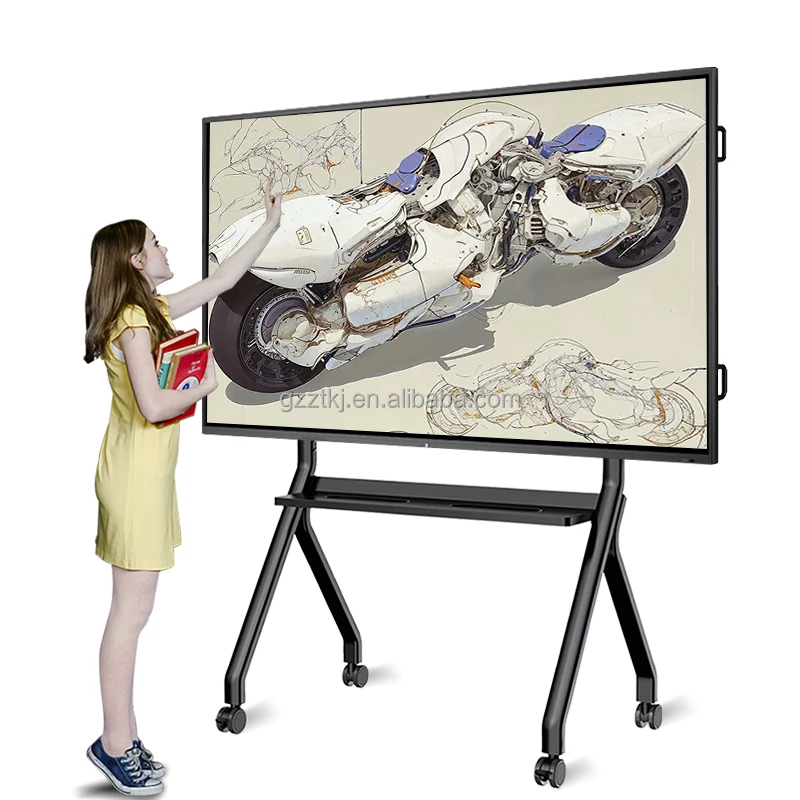 Tableau blanc intelligent interactif d'écran plat de système d'Android de 86 pouces pour le bureau