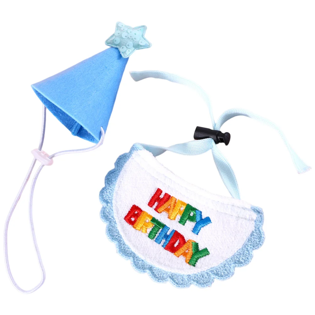 

Pet Birthday Suit Dog Hat Decorative Cat Wear resistant Bib Knitting Accessory Party Hats Supplies B nament