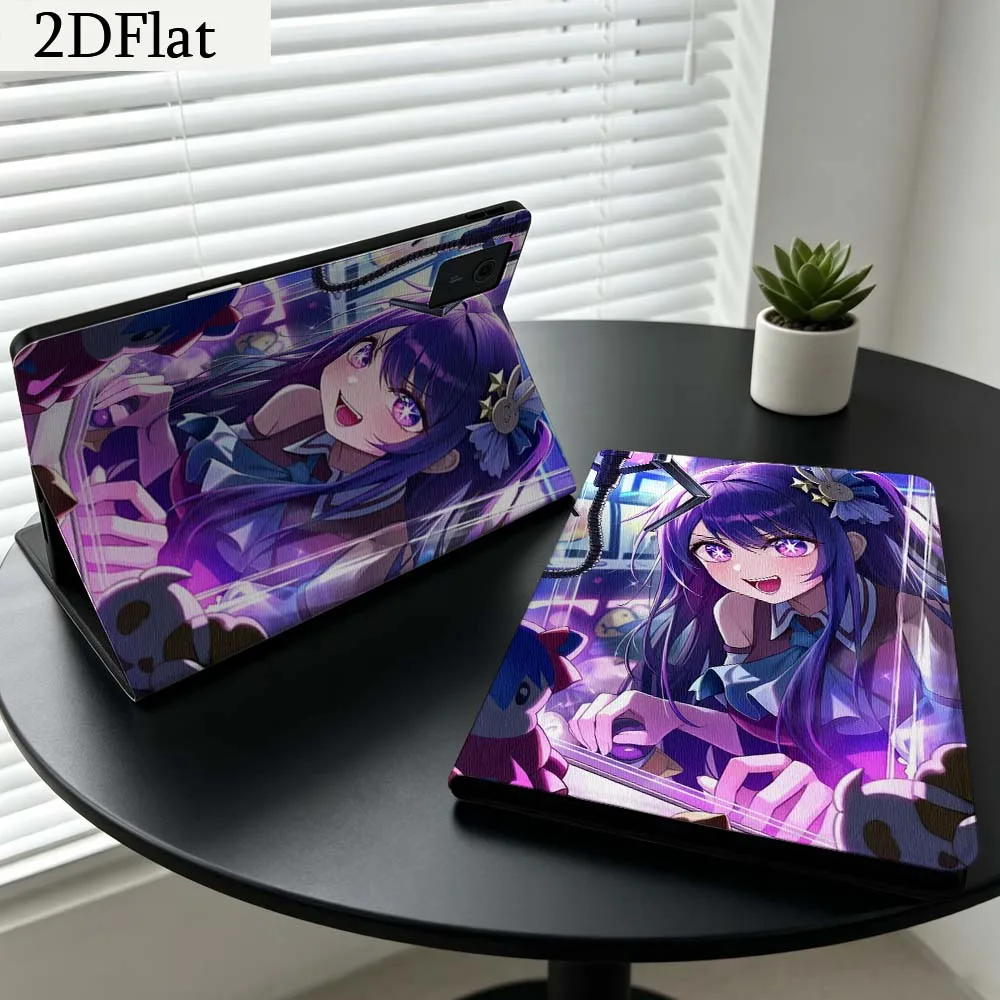 Cartoon Purple Hoshino Ai For Lenovo Xiaoxin Pad Pro Tab K11 K10 Y900 3rd Y700 P11 P12 11.5 12.7 8.8 Inch Tablet Case Gift