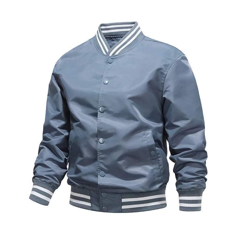 

Couple Sports School Team Jacket Winter Thick Cotton Coat Green Baseball Jersey Men's Spring Autumn Outdoor Pilot Bomber Jacket