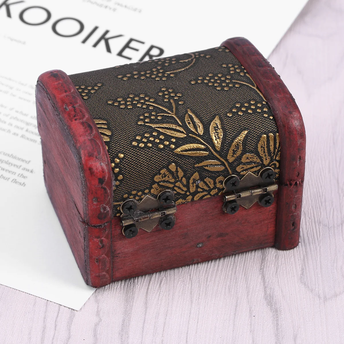 

Creative Wedding Box Vintage Wooden Storage For Sundries Container Jewelry Organizer Sundries Container Treasure Box Case