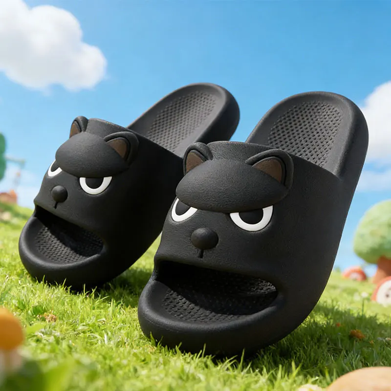Soft Sole Cute Dog EVA Home Slippers for Women Summer 2026 Non Slip Platform Couple Slippers Outdoor Beach Shoes Slides Woman 45 image 5