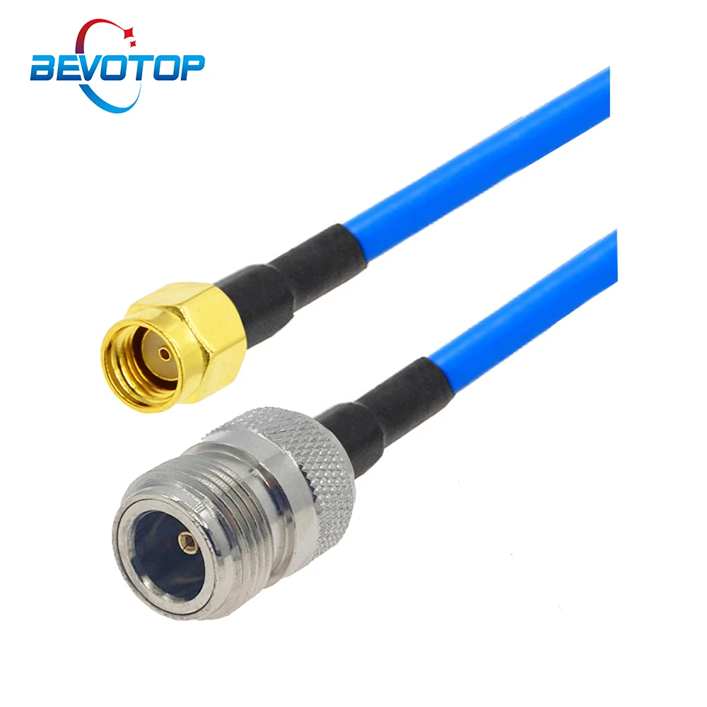 

N Female to RP-SMA Male RG402 Cable 50 Ohm RF Coaxial Extension Cord High Quality Pigtail Jumper 15CM 50CM 1M 2M 5M 10M