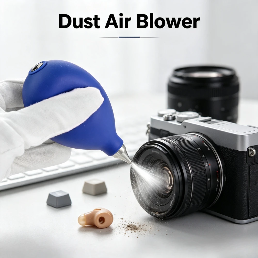 Mini Dust Blower High Elastic Ball Body Strong Air Flow Cleaner for Camera Laptop Keyboard Hearing Aids Gap Dust Cleaning Tool