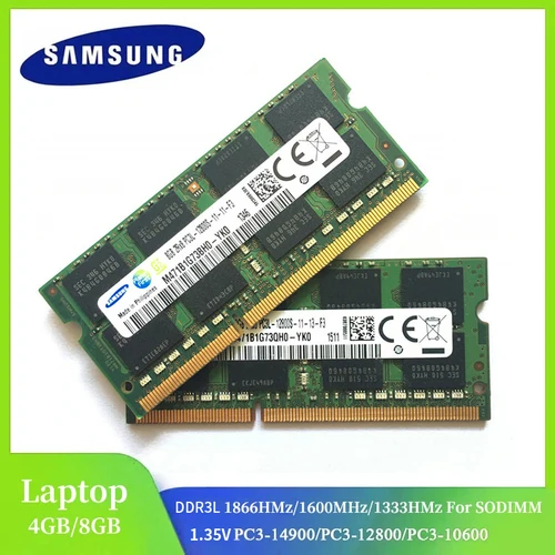 Samsung-Ordenador Portátil Ddr3L, 8Gb, 4Gb, 1333Mhz,