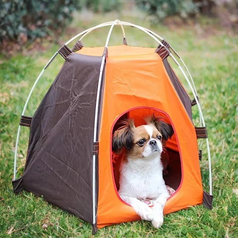 Foldable Pet Tent Oxford Indoor Outdoor Dog House Dog Tent Puppy Tent For Puppy Cat Kitten