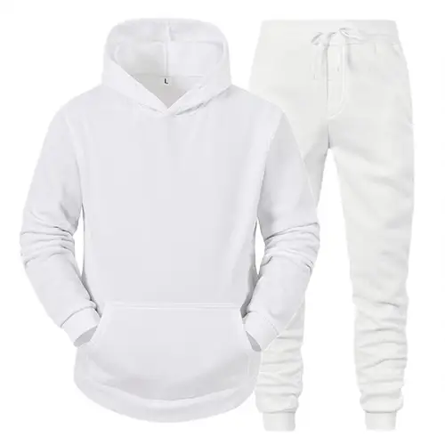 Imagen 2 del producto Ropa deportiva para hombre, suéter, sudaderas con capucha y pantalones, ropa deportiva, conjuntos de primavera y otoño, pantalones para correr, chándales para hombre