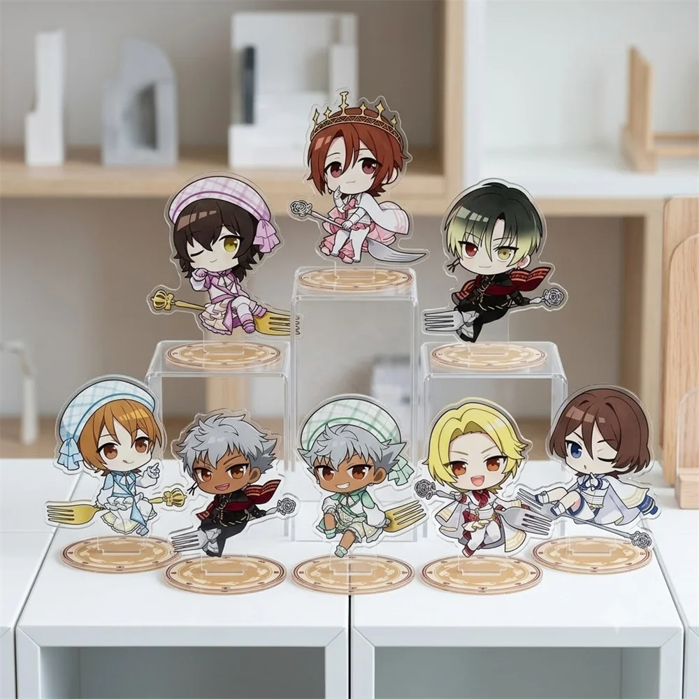10cm Anime KING OF PRISM Acrylic Keychain Stand Model Cosplay Characters Ornament Accessories Goods Collection Gifts