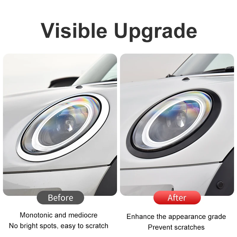 Headlight Taillight Cover Replace Ring For Mini Cooper F56 F55 F60 F54 R56 R60 R55 Countryman 2014-2023 Car Exterior Accessories