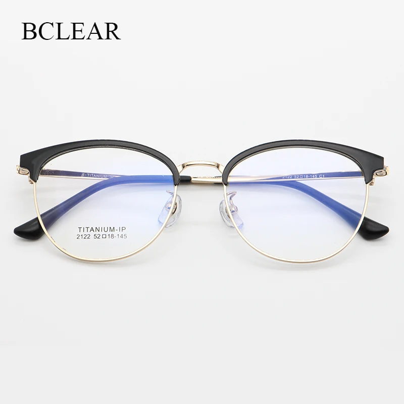 

Classic Style Retro Round Titanium Optical Frame Fashion Eyebrow Glasses Acetate Full Rim Eyeglasses Quality Popular Spectacle