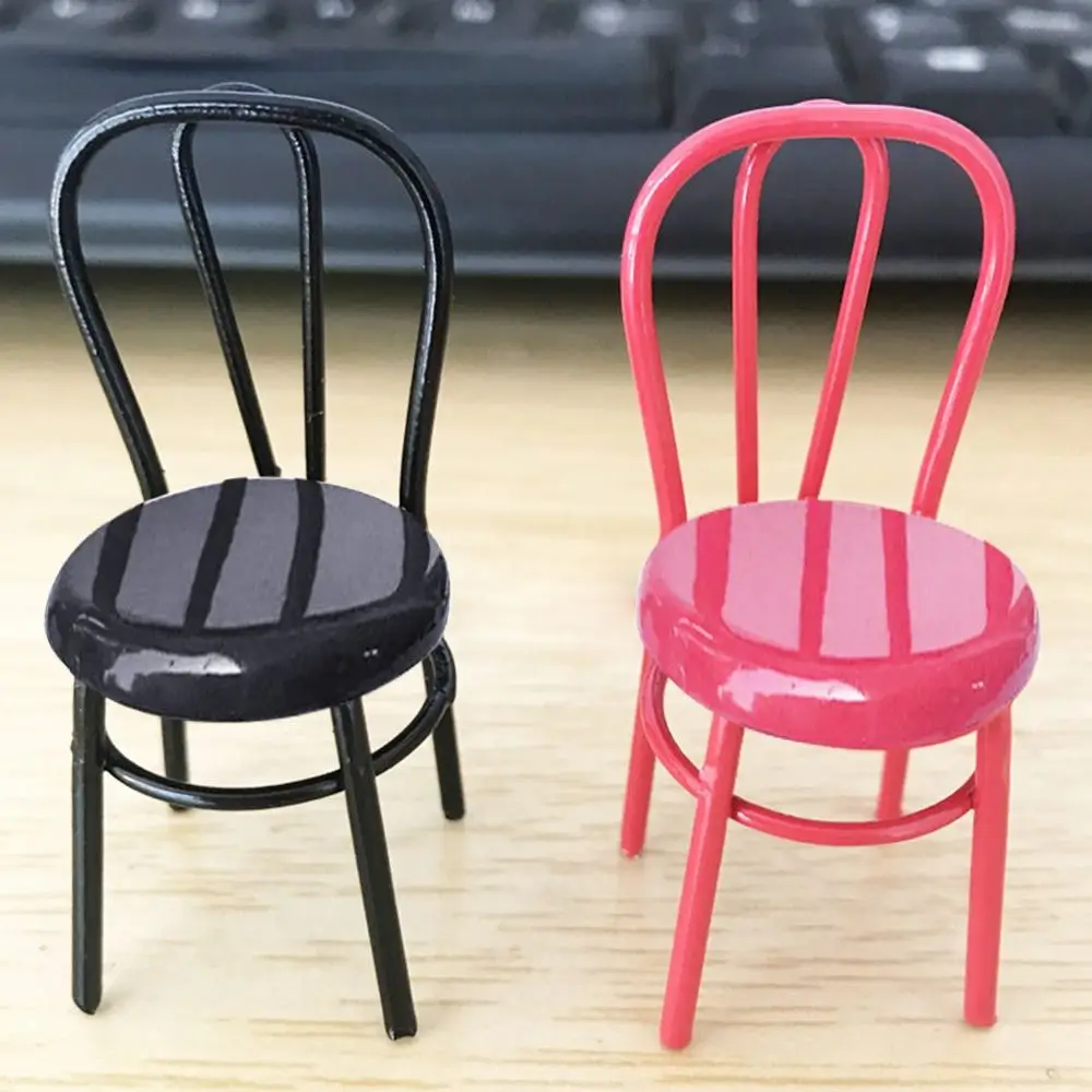 1:24 Dollhouse Miniature Chair Furniture Model Mini Simulation Furniture Toys DIY Doll House Decoration Accessories