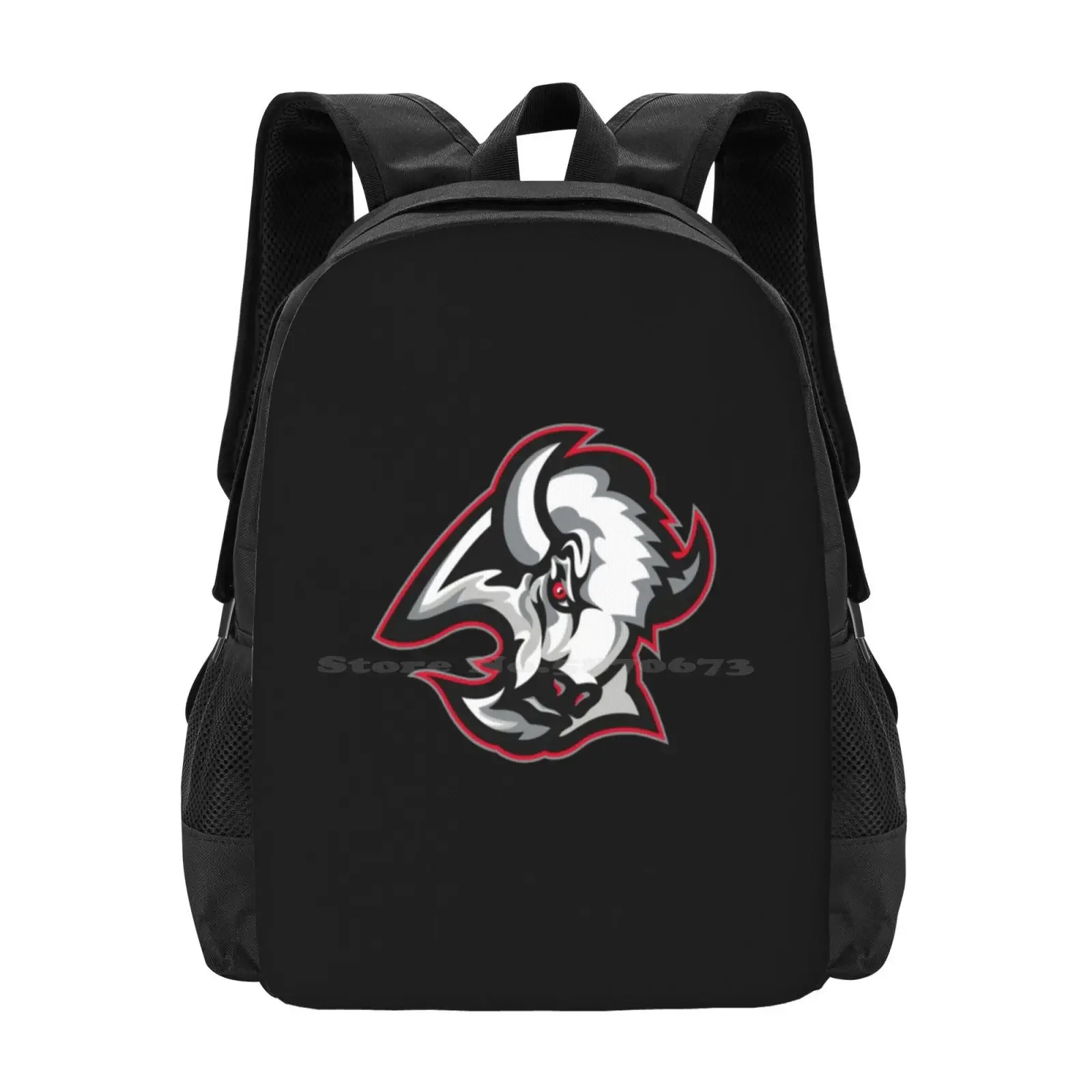 

Buffalo Goat Head Hot Sale Schoolbag Backpack Fashion Bags Rasmus Dahlin Buffalo Hockey Owen Power Pat Lafontaine City Mens 716