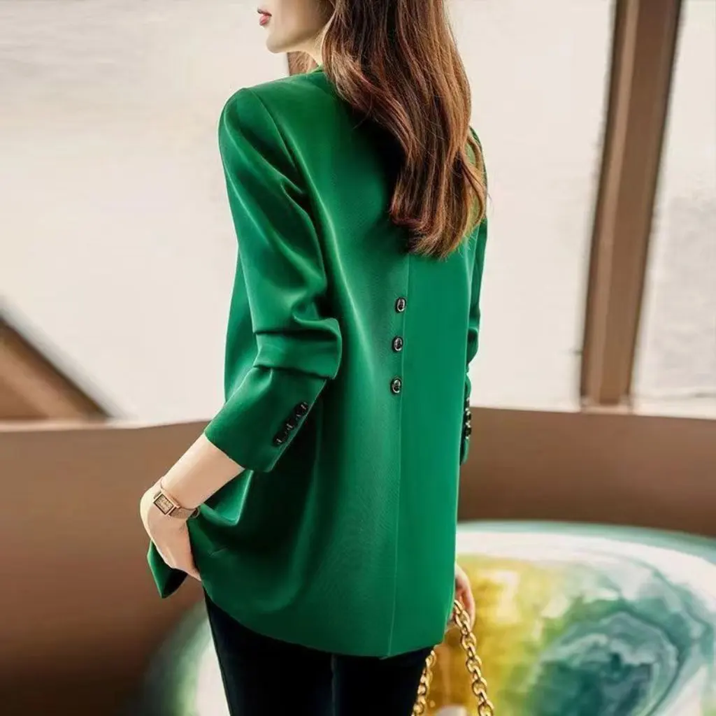 

Women's Elegant Casual Suit Jacket High-Grade Niche Design Spring Autumn Commuter Fashion Top