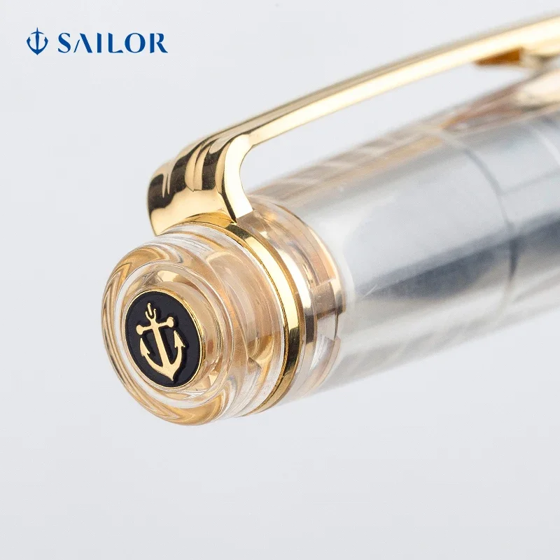 Original Sailor Transparent Model 14K 21K Gold 9096 9097 9237 Large PG Flat Top Classic Pen