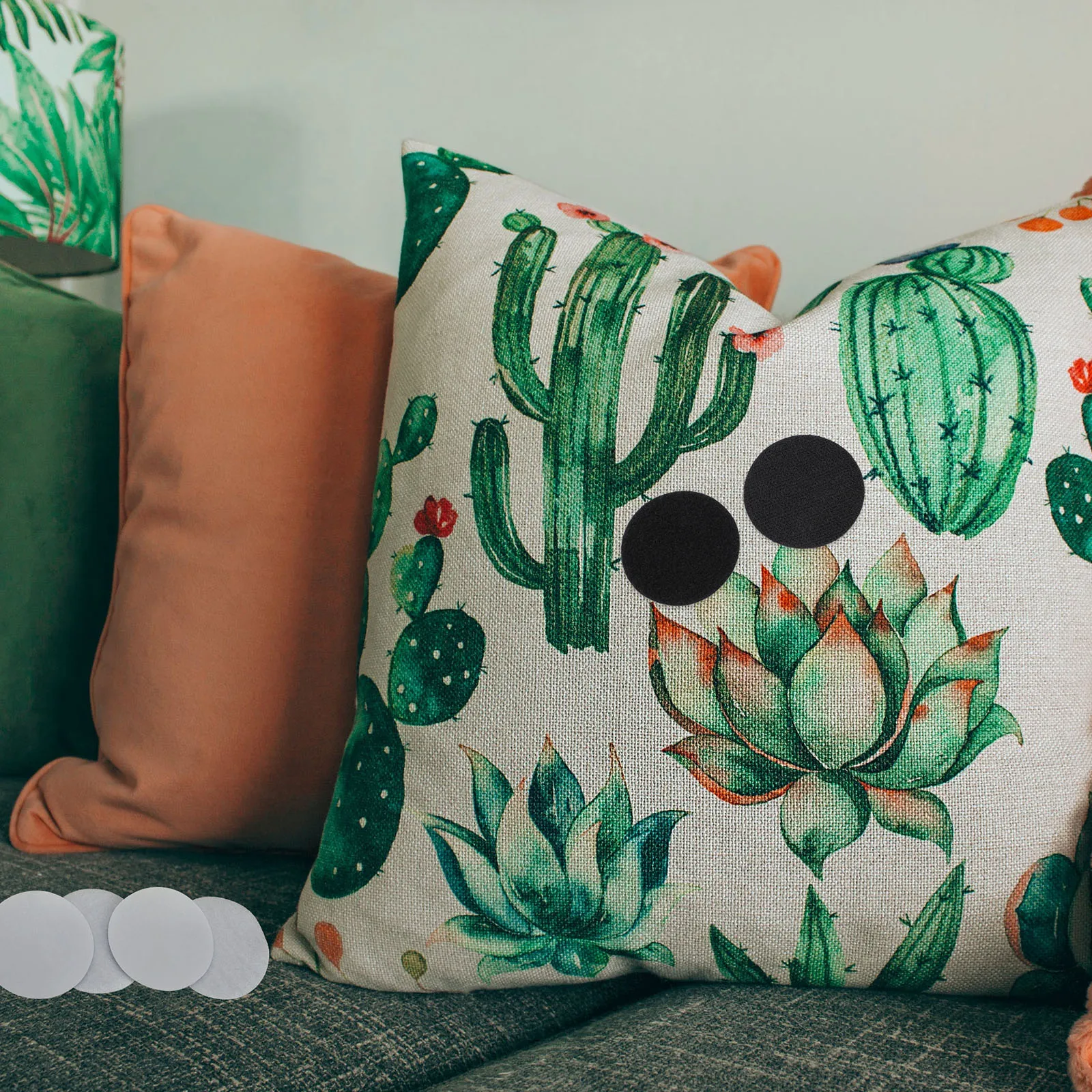 

60 Pairs Sofa Cushion Holder Non Slip Carpet Gripper Removable Stickers Rug Fixing Tape Double Sided Adhesive Home Supplies